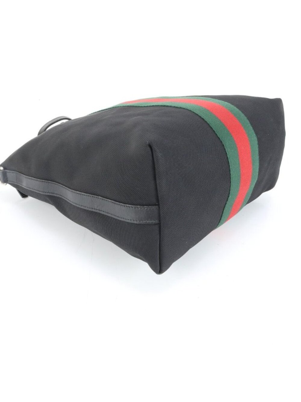 ★SOLD★ Gucci Sherry Line Leather Tote Shoulder Business Document Black - Picture 4 of 9